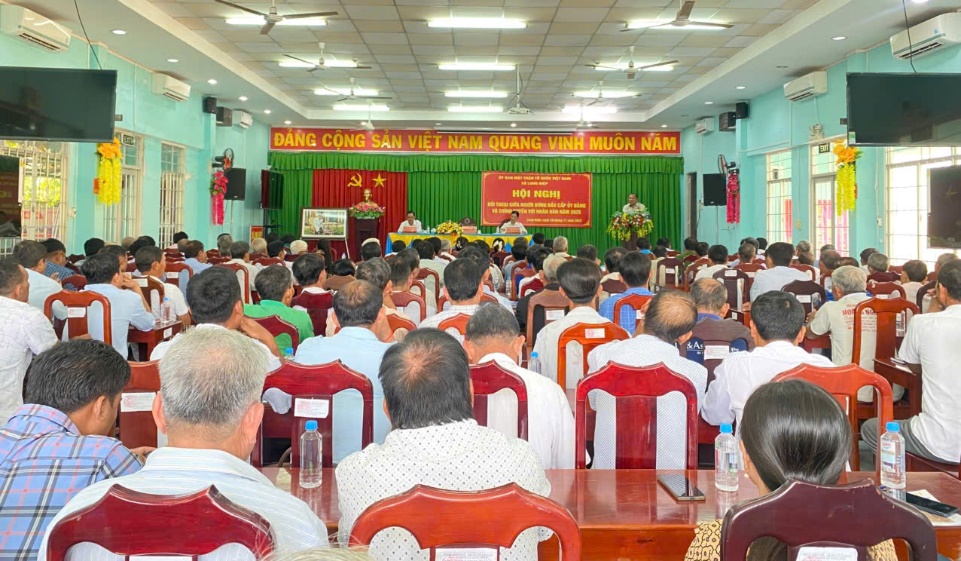 Xã Long Hiệp Tổ chức Hội nghị đối thoại giữa người đứng đầu cấp ủy đảng và chính quyền với nhân dân xã long hiệp năm 2025 